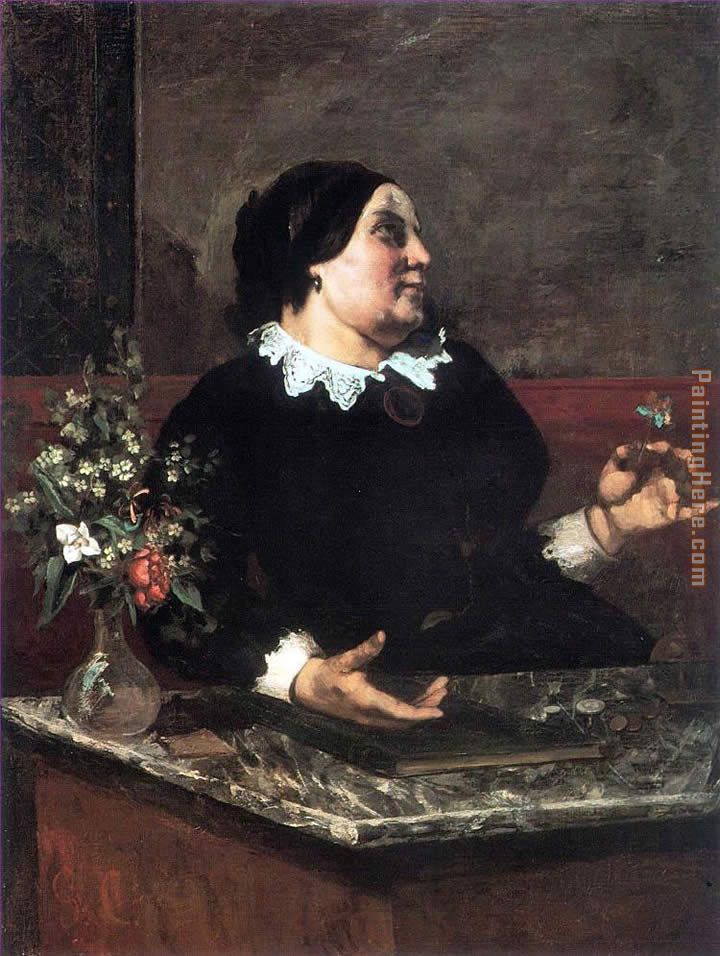 Mother Gr'goire painting - Gustave Courbet Mother Gr'goire art painting